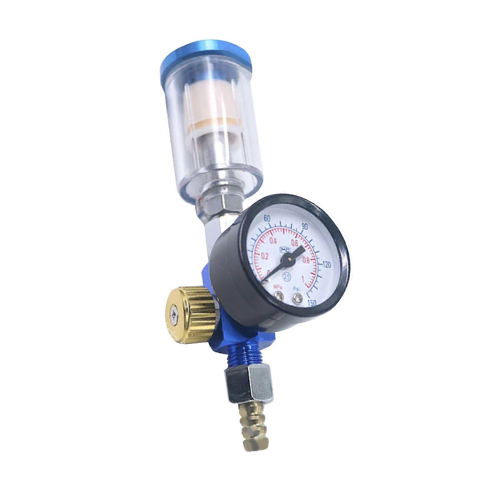 Air dryer for compressor, waterproof with pressure gauge, reusable water separator, airbrush accessory