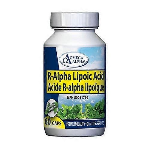 OmegaAlpha R-Alpha Lipoic Acid, 60 Veg Caps