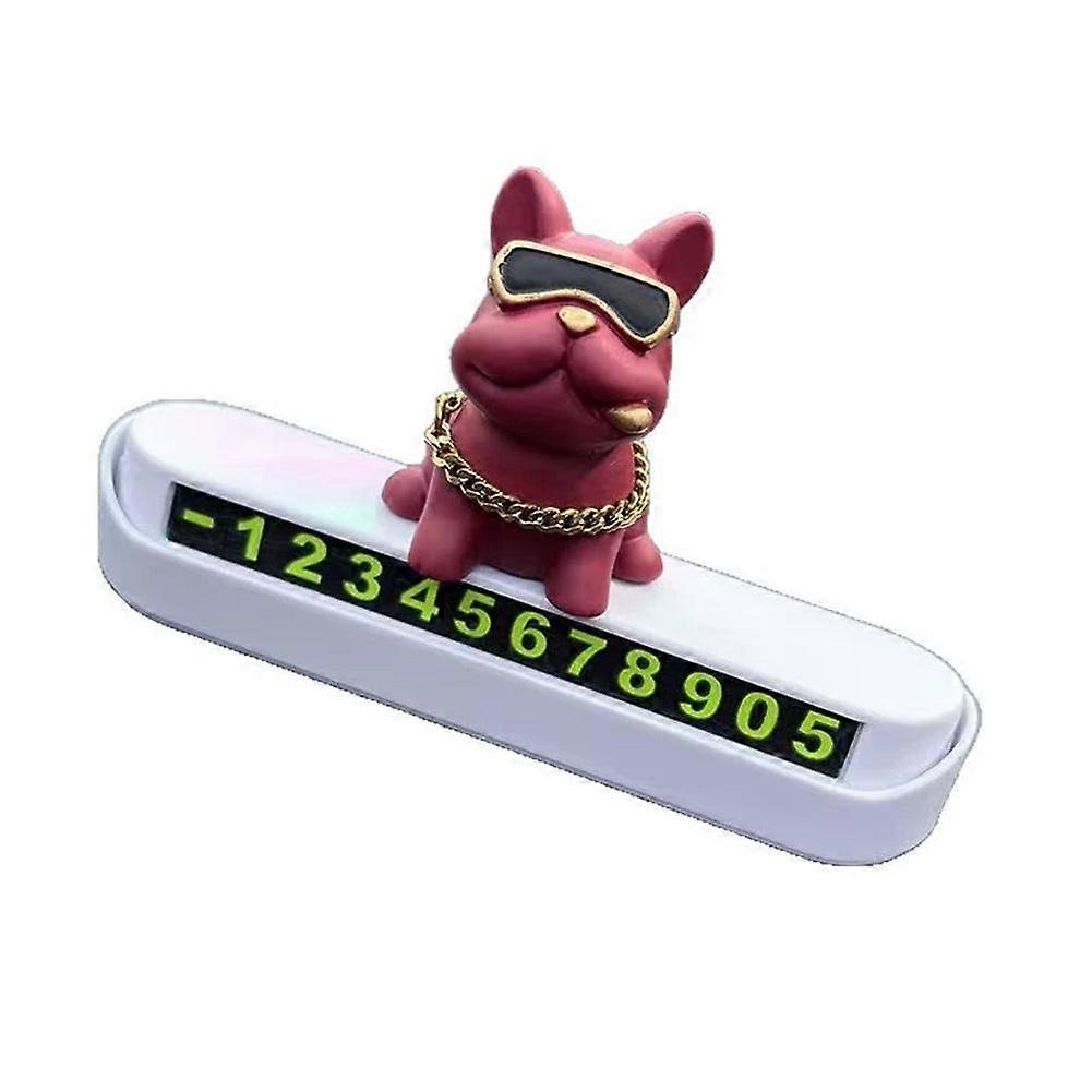 Temporary Parking Number Card Car Phone Number Plate For Buses Parking