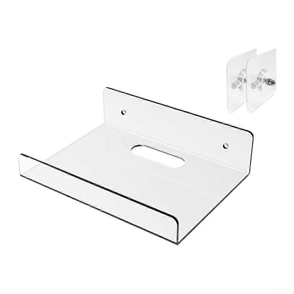 Easytoinstall acrylic wall mount for cups and books, for home organization (10 x 10 x 4 cm)