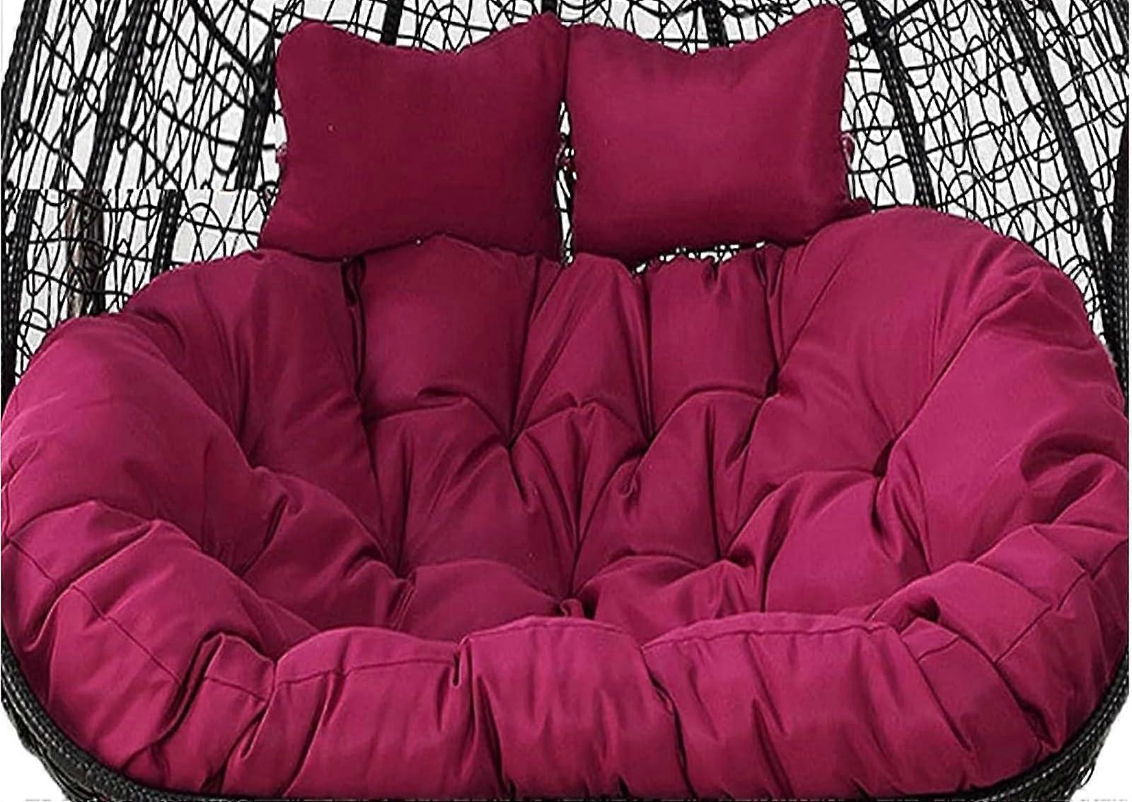 59x43 inches /150x110 cm Double Hanging Basket Swing Egg Chair Cushion Replacement(Only Cushion)