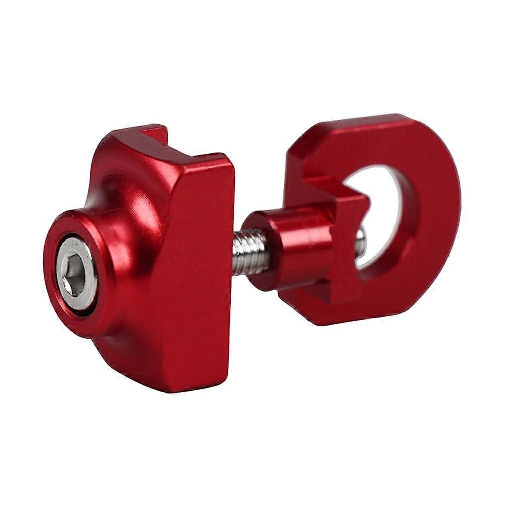 Lightweight And Corrosionresistant Bicycle Chain Tension Adjuster For All Bikes Bicycle Chain Tensioner Aluminum Alloy, red