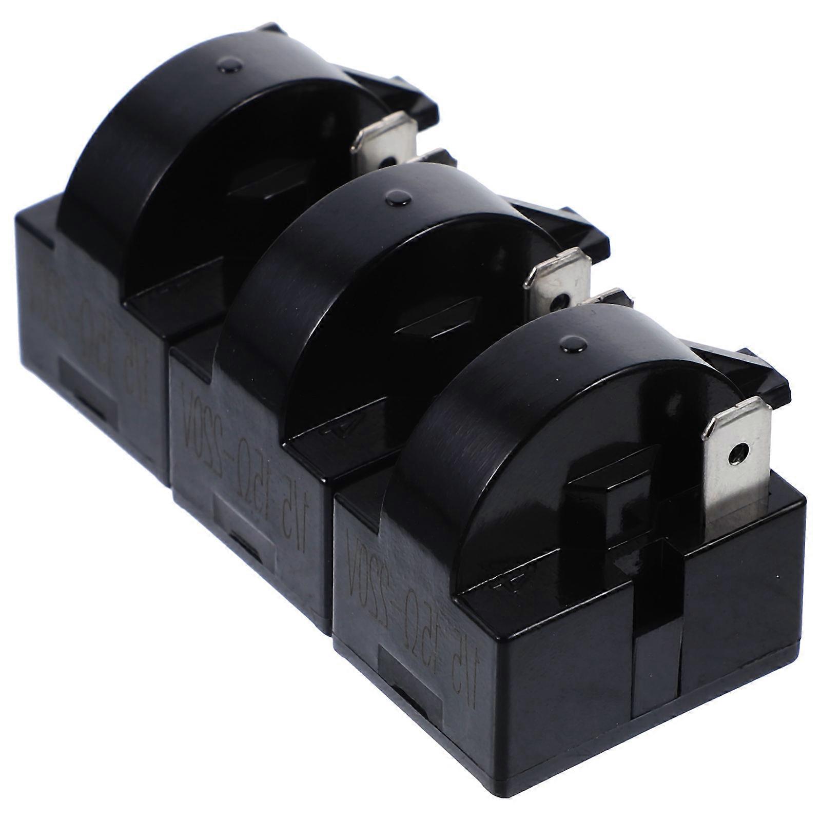 Start Relay Replacement for Beverage Coolers Repair Abs Zinc Alloy 3Pcs