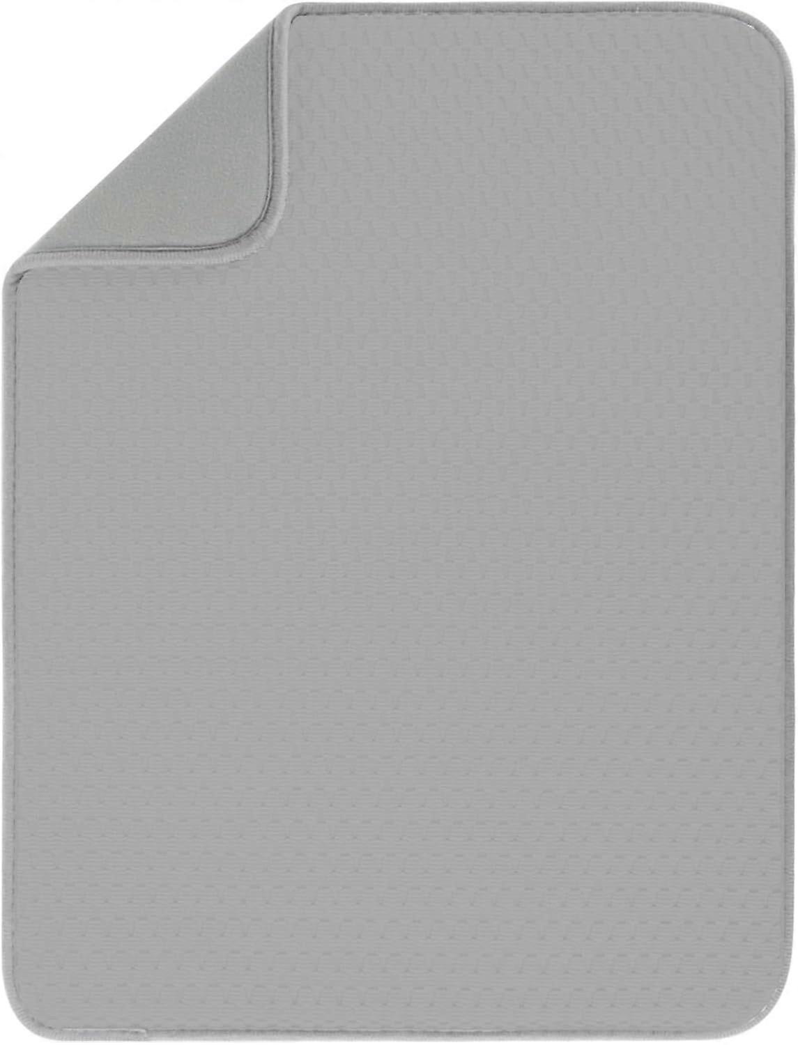 Large Dish Drying Mat for Kitchen Counter - Highly Absorbent Drying Pad Dish