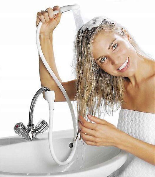 Travel shower faucet, 200 cm hose, portable and multi-functional