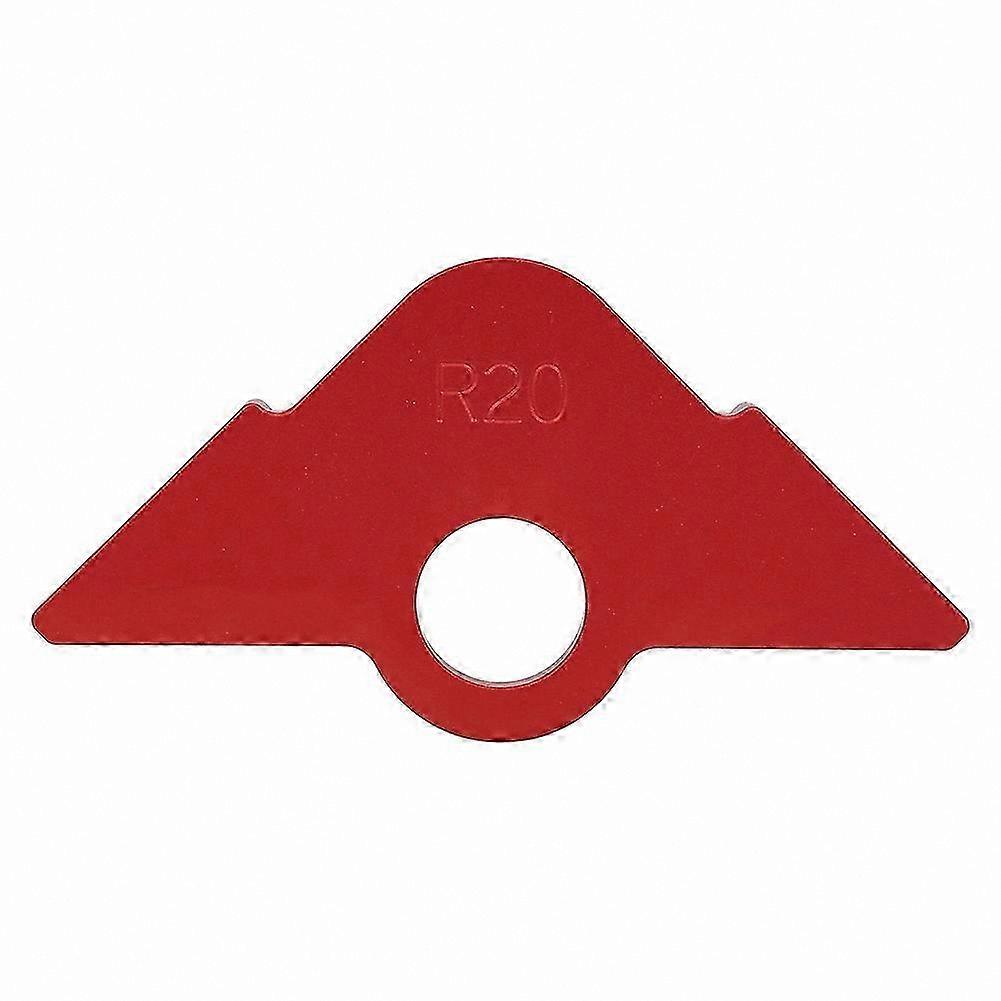 Precision Corner Positioning Tool for Woodworking Rounded Edge Trimming Helper