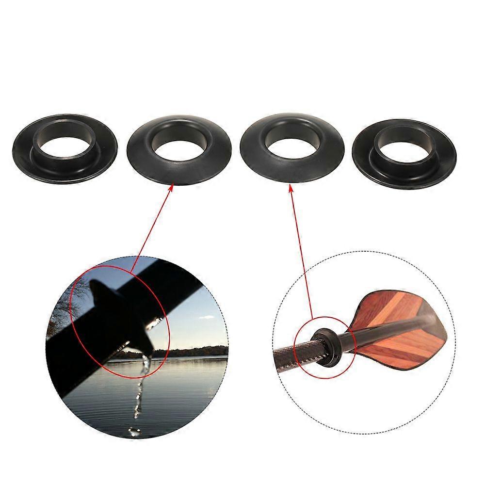 4pcs Universal Kayak Canoe Raft Paddle Oar Drip Rings Splash Guards Paddle Accessories Replacement