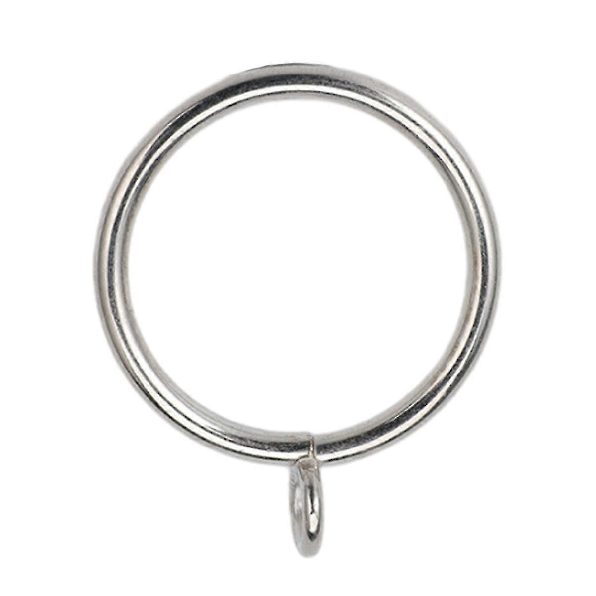 30 Pcs Anéis de Cortina de 1,5 Polegadas para Haste de Cortina, Pode Caber até 1,4 Polegadas de Cortina de Haste--Prata