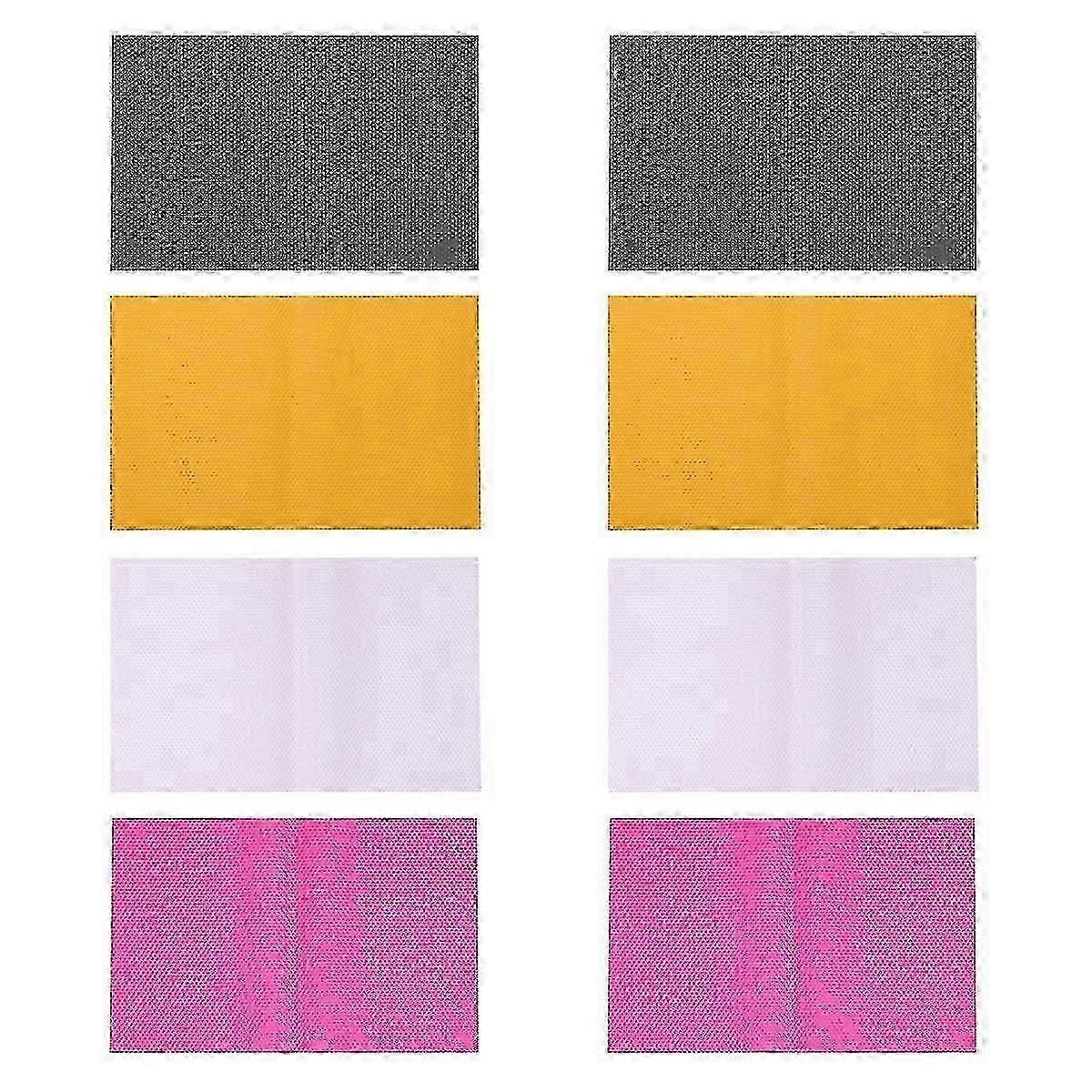 8pcs Shelf Mats Refrigerator Liners Refrigerator Pads Drawer Table Placemat 2025