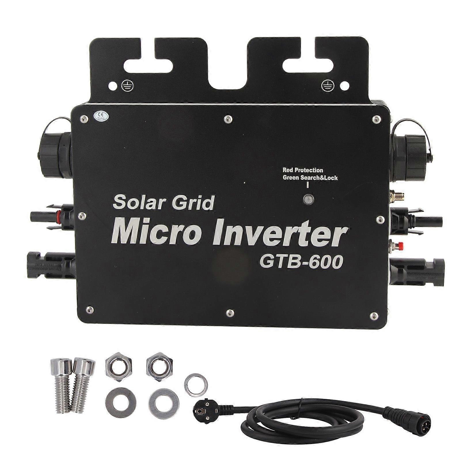 Micro Inverter Solar Power Grid Tie 600W WIFI Control Automatic Identification AC120