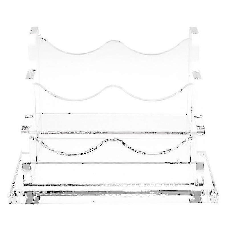 Sleek Transparent Desktop Card Stand for Business or Personal Use