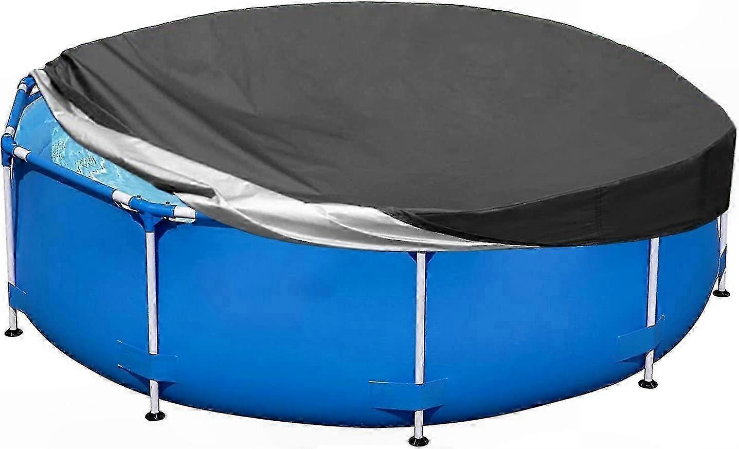 Foldable Winter Pool Cover, 244cm Round Waterproof & Dustproof Swimming Pool Protector
