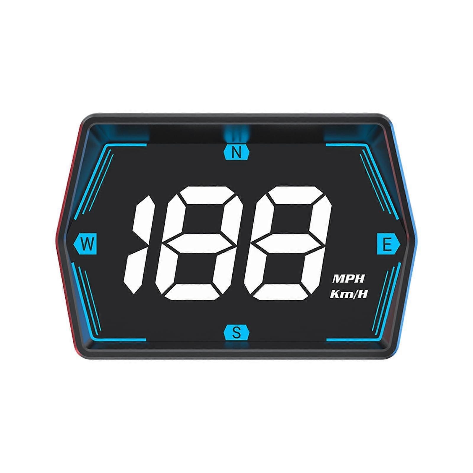 kosingna Head Up Display GPS Speedometer Universal Car HUD 3Inch Display With Compass Overspeed Alarm Plug And Play