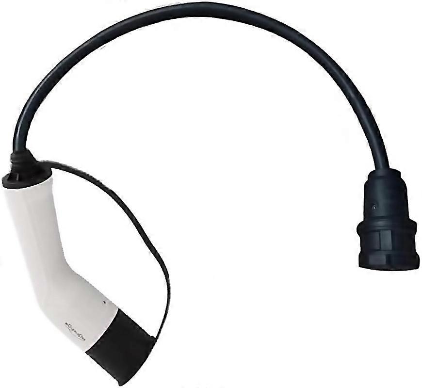 Para Type2 A Schuko 16a Coche eléctrico Tipo 2 Enchufe lateral de carga a enchufe Schuko Ev Charging Adapte