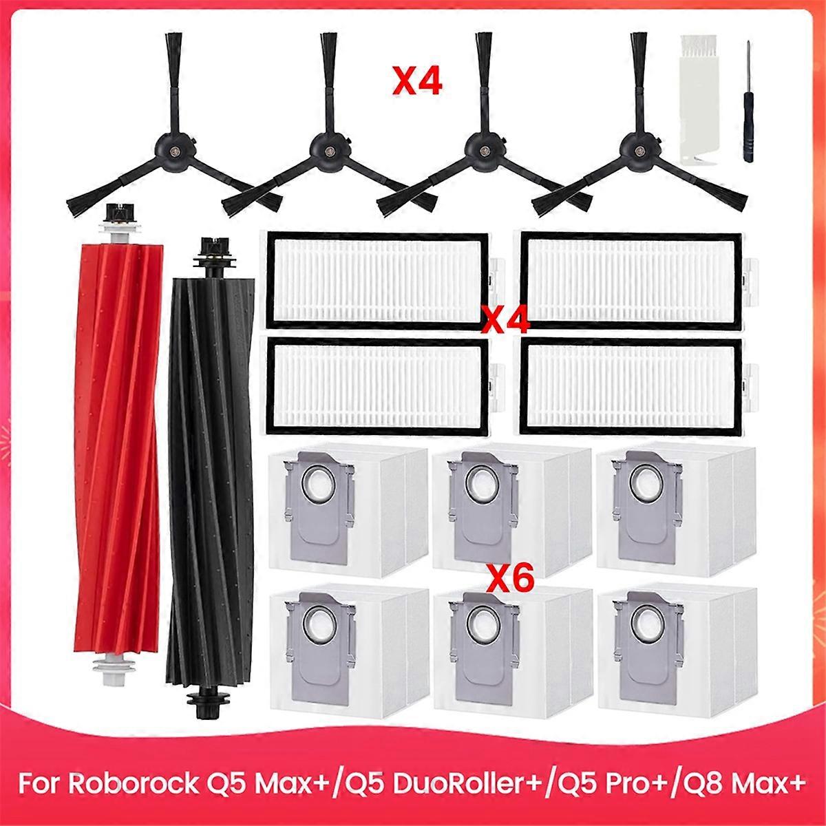 Q5 Max+ Accessories Replacement Kit for Q5 Max+, Q5 DuoRoller+, Q5 Pro+, Q8 Max+ Robot Vacuum Cleaners