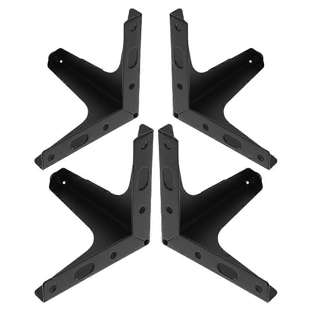 Modern Black Iron Furniture Legs for Replacement Easy to Install and Stable 4 Pcs