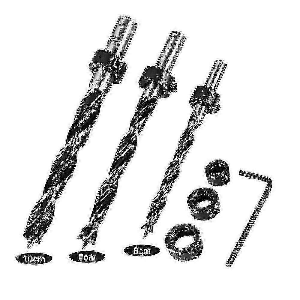 3 Pcs Flute Countersink Drill Bit Hole Saw