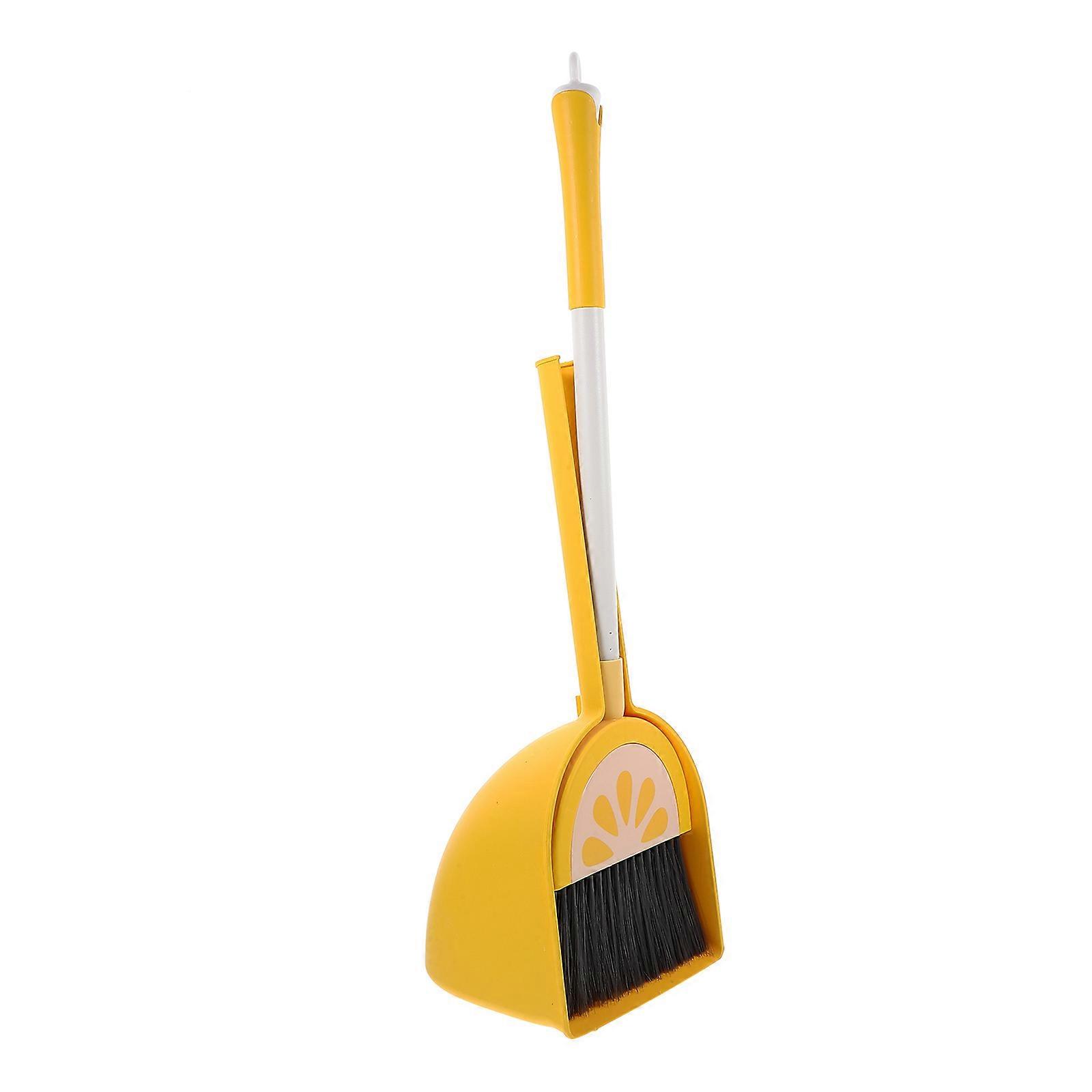 Cleaning Set Toddler Childrens Dustpan and Broom Table Cleaning PET Material Portable Size 1Set