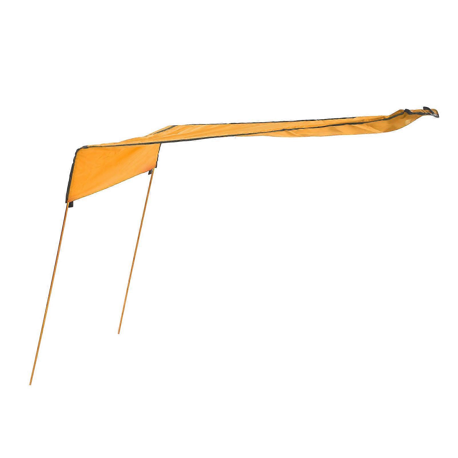 Kayak Shade Canopy Portable Foldable Boat Awning 147x61cm Orange