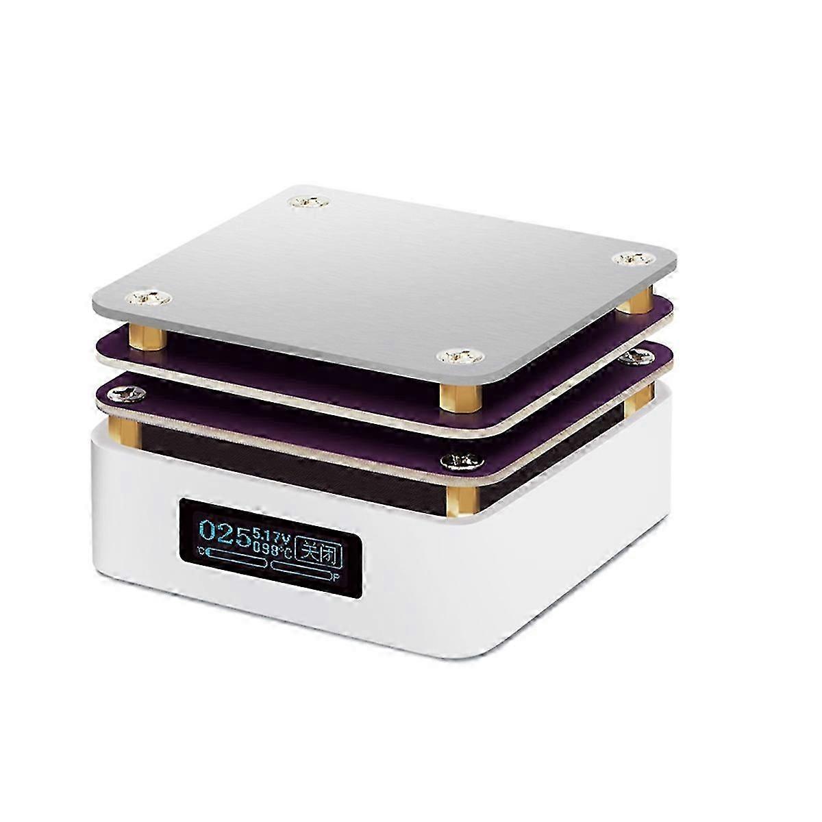 PD65W Mini Hot Plate Digital Soldering Station for PCB SMD Board Preheating & Rework with Heat Function