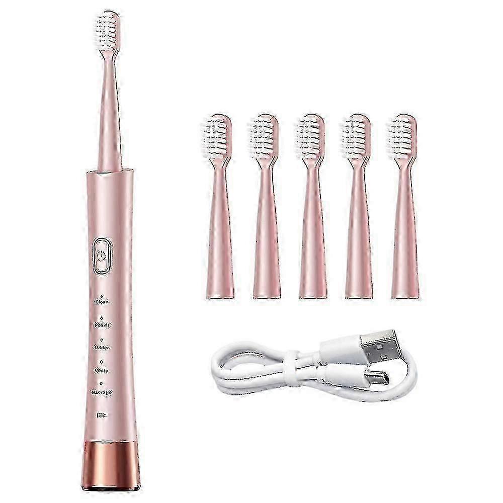 Electric Toothbrush For Adults, 5 Modes Multifunction Sonic Toothbrush With 6