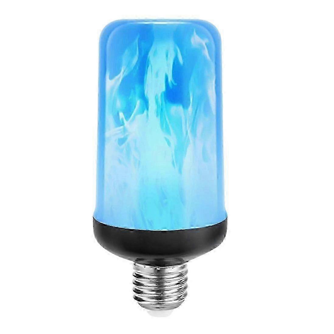 LED Flame Effect Light Bulb E27,Decorative Flickering Realistic Fire Lights Bulb,Festival Decoration Lamp,Black-CBlack SZRH A-V