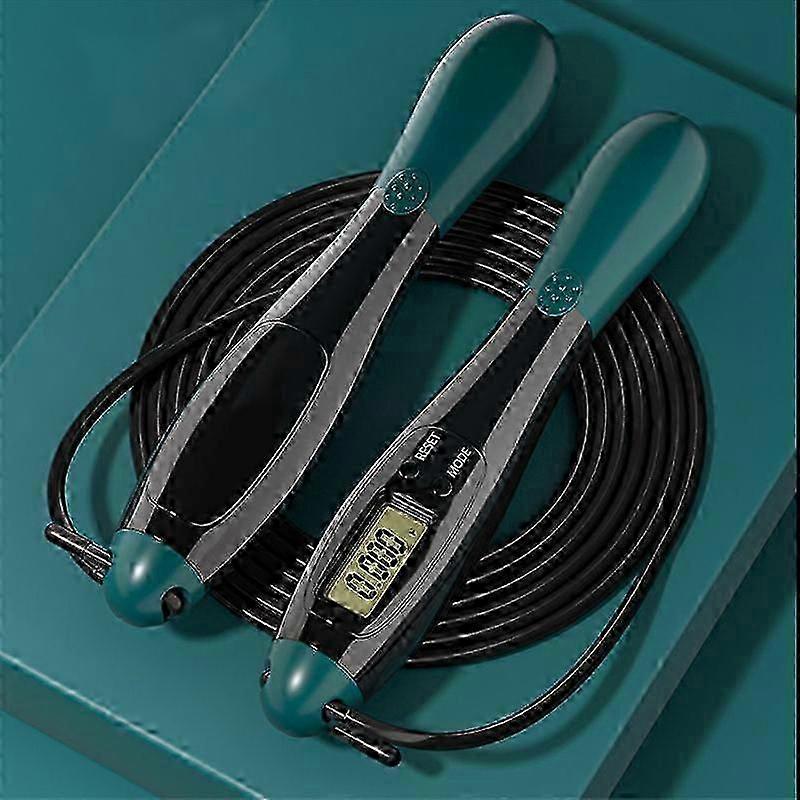 Adjustable Jump Rope with Counter - 4 Modes for Adult and Kid Fitness and Weight Loss
