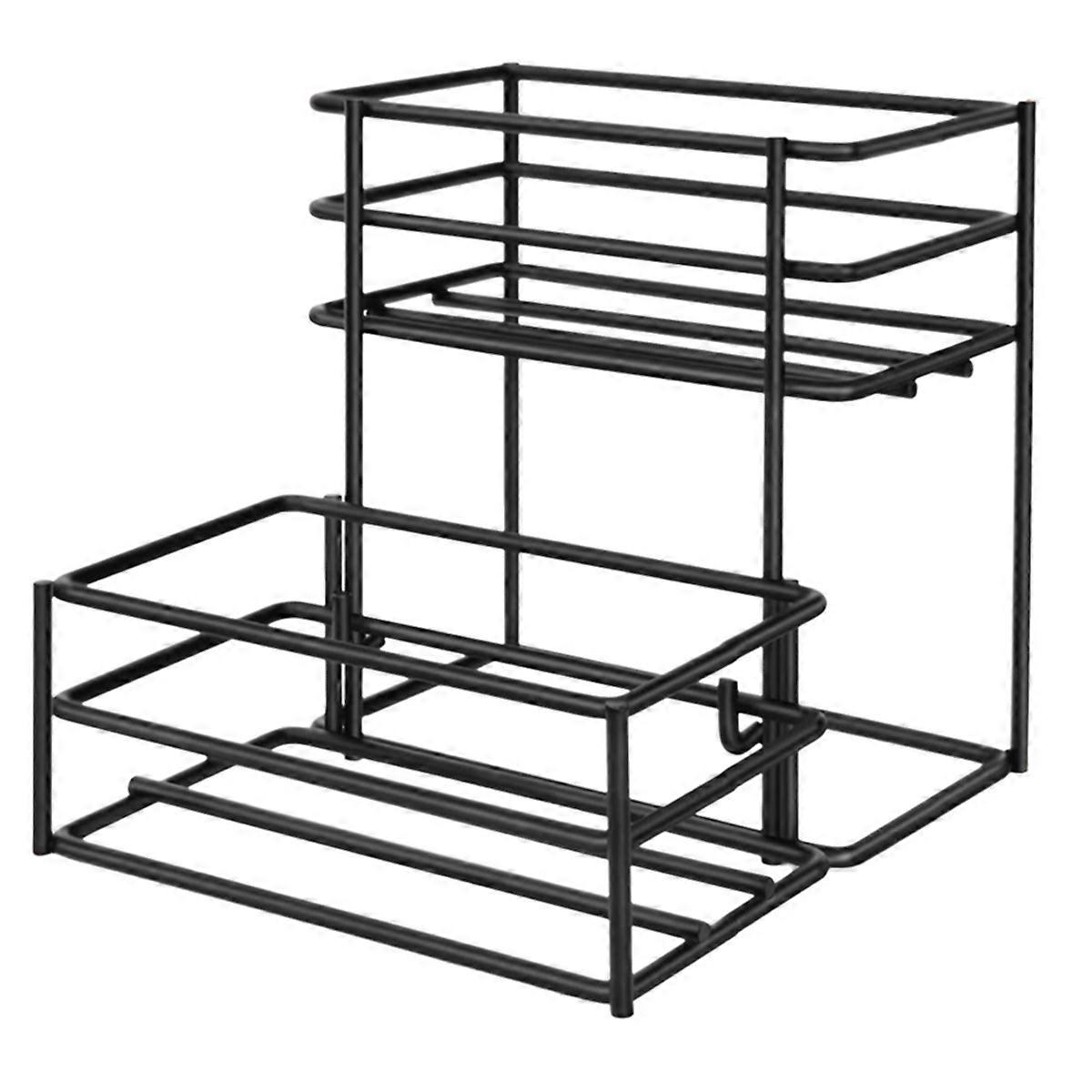Coffee Syrup Rack (4 Bottle Capacity),Coffee Syrup Organizer
