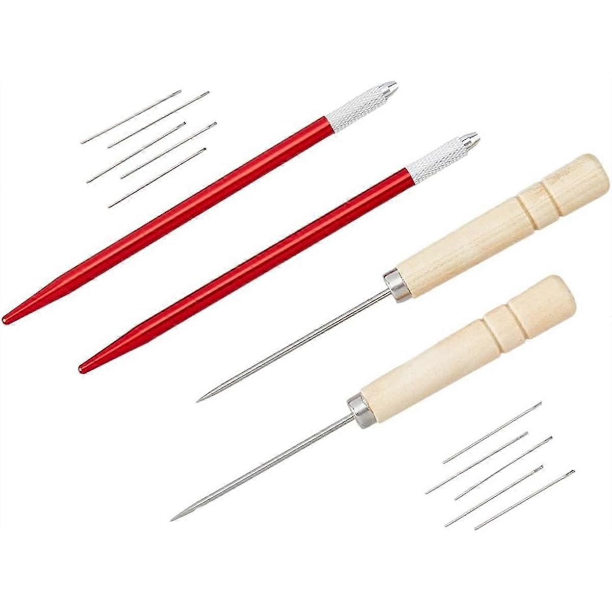 14Pc Rerooting Tool for Doll Hair 0.5-0.7mm Knitting Needles-Brass for Dolls Breed Hair Implant and
