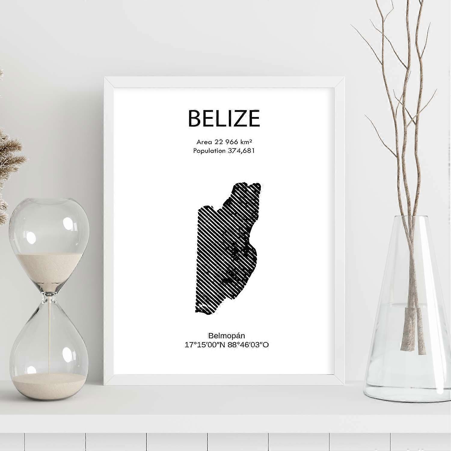 Belize Imprimer le monde