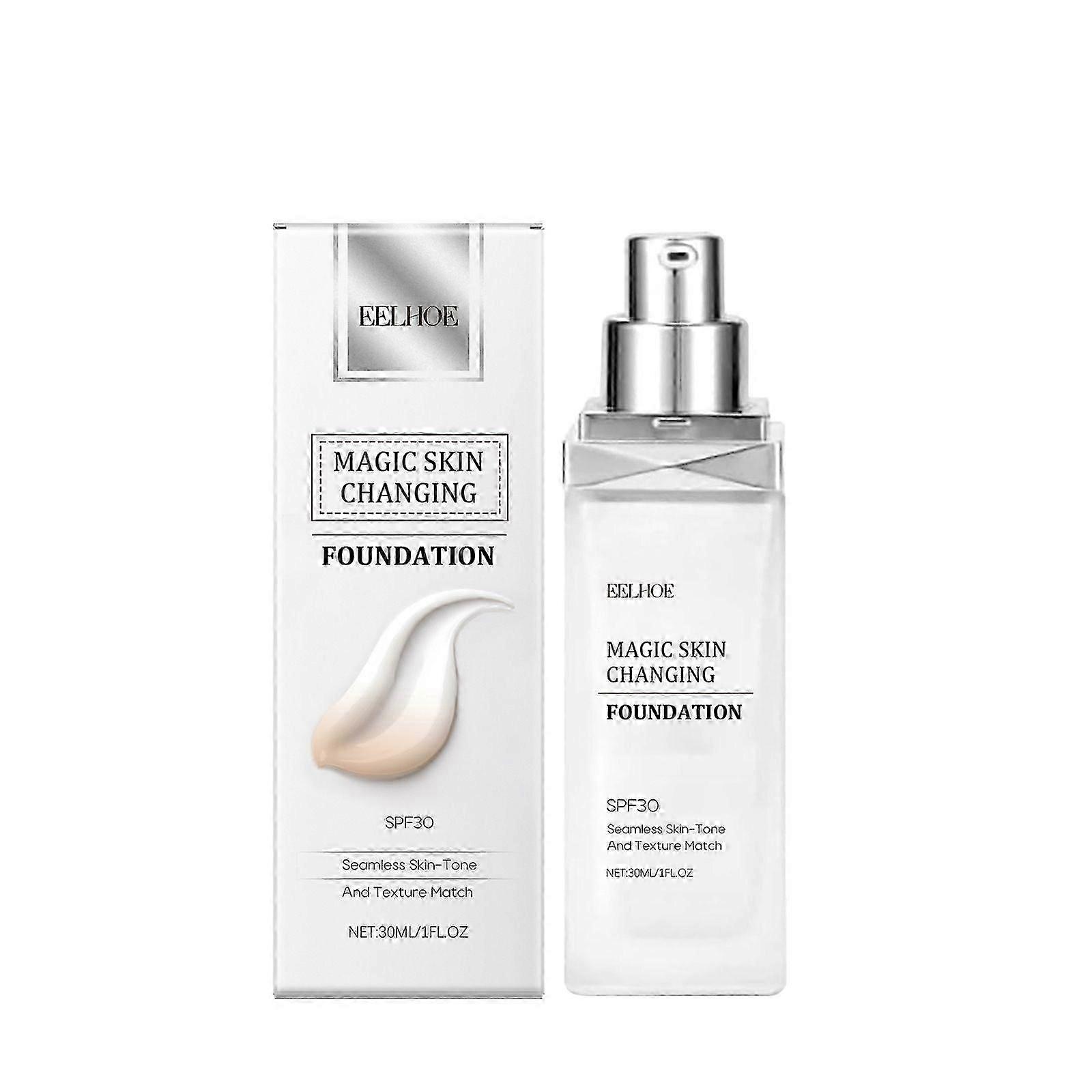 Eelhoe Temperature Change Longwear Foundation Lightweight Moisturizing Clear Brightening Skin Makeup Matte Feeling Moisturizing Skin