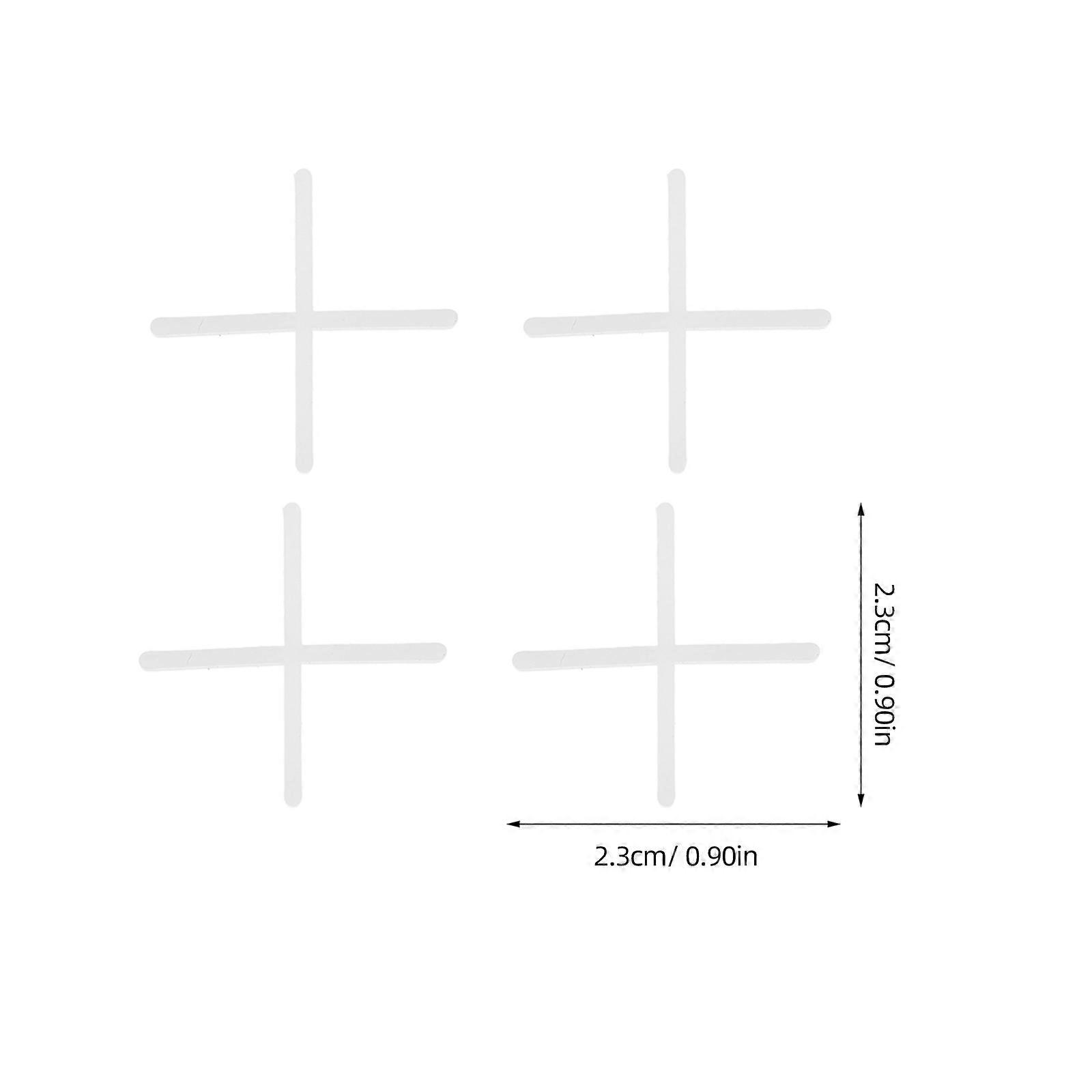 Cross Shape Tile Spacers Leveling Spacer for Floor Tiles 2000Pcs