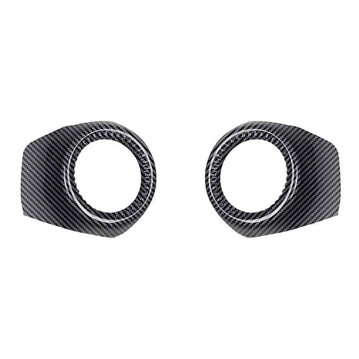 Car Dashboard Air Conditioning Outlet Trim Frame Carbon Fiber