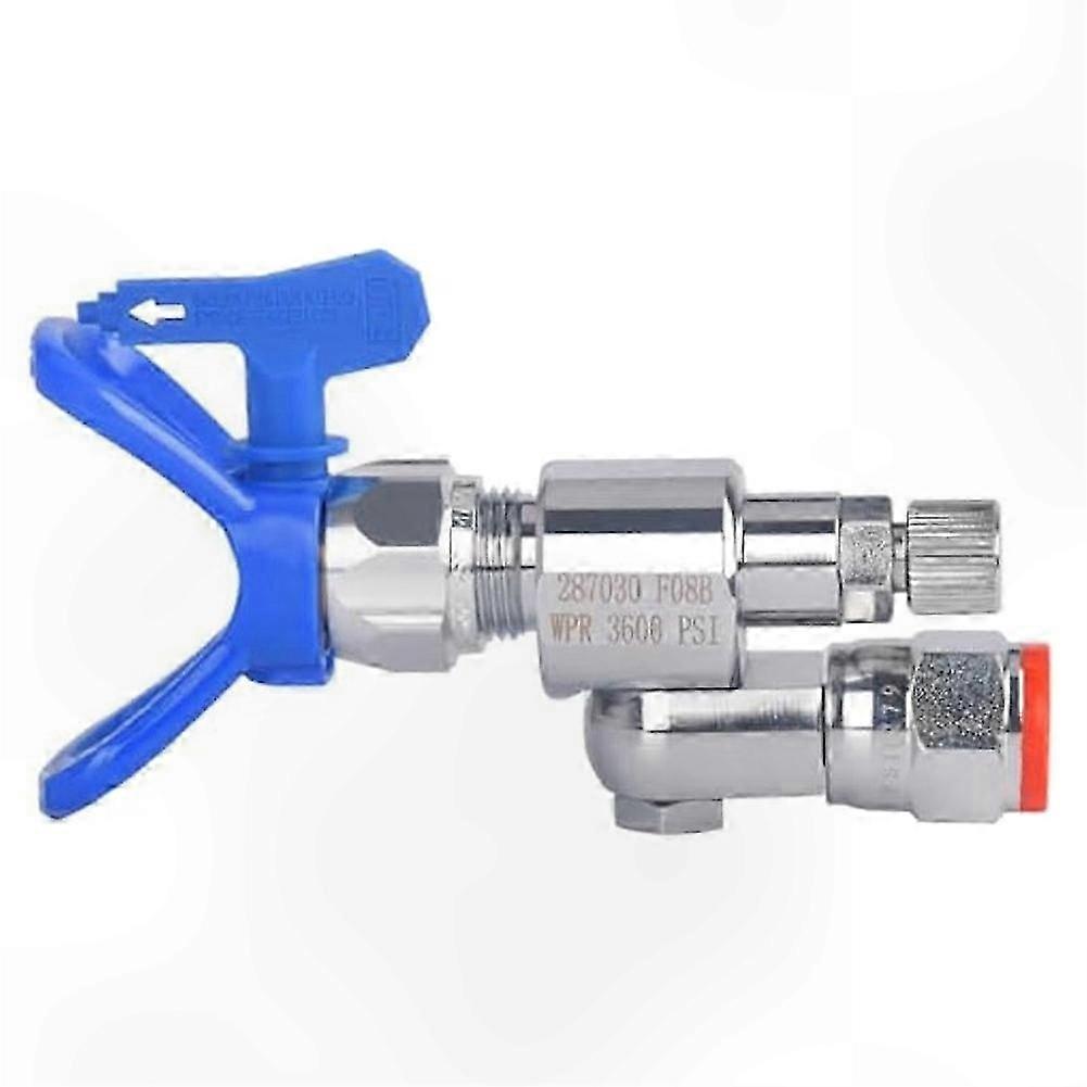 Airless Paint Sprayer Shut-Off Valve with Swivel Connectors for Easy Control