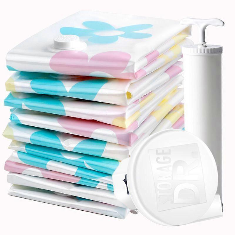 Vacuum compression bag hand roll storage set 11 pieces