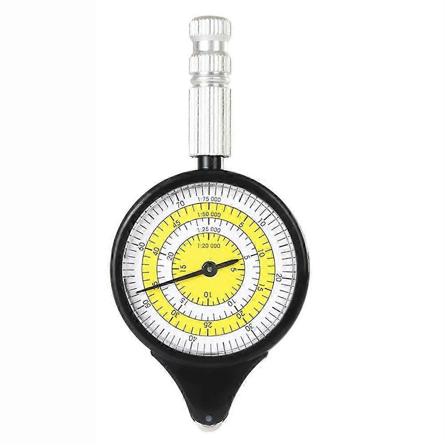 Mini Metal Distance Caculator Simple Durable Accurates Measuring Gauge for Cycling Riding