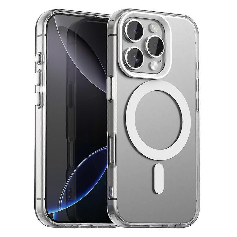Fashion Matte Armor Magnetic For Magsafe Case For iPhone 16 15 13 12 14 11 Pro Max Plus Soft Frame Wireless Charging Hard Cover