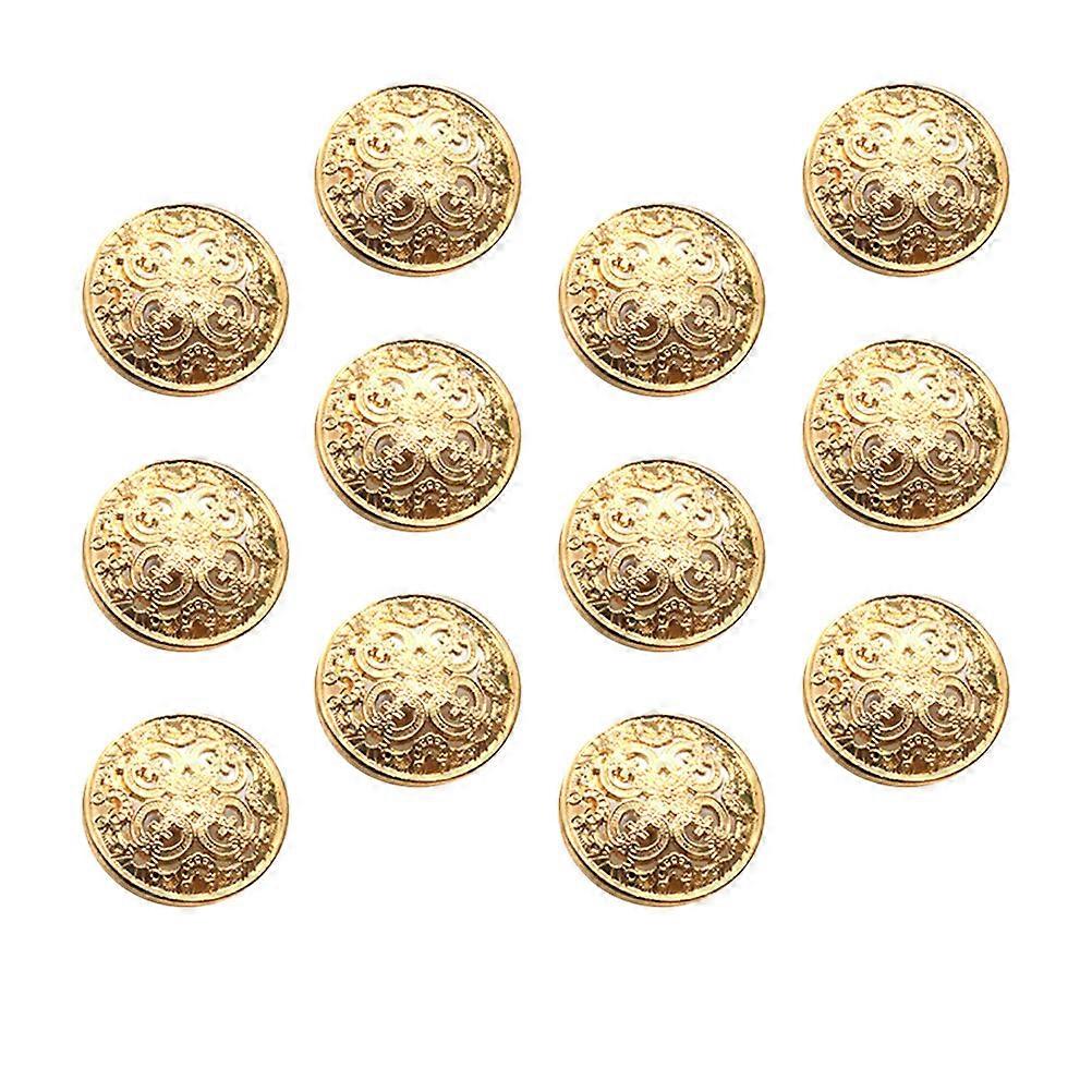 DIY Buttons Metal Hollow Button for Clothes Decor 120Pcs