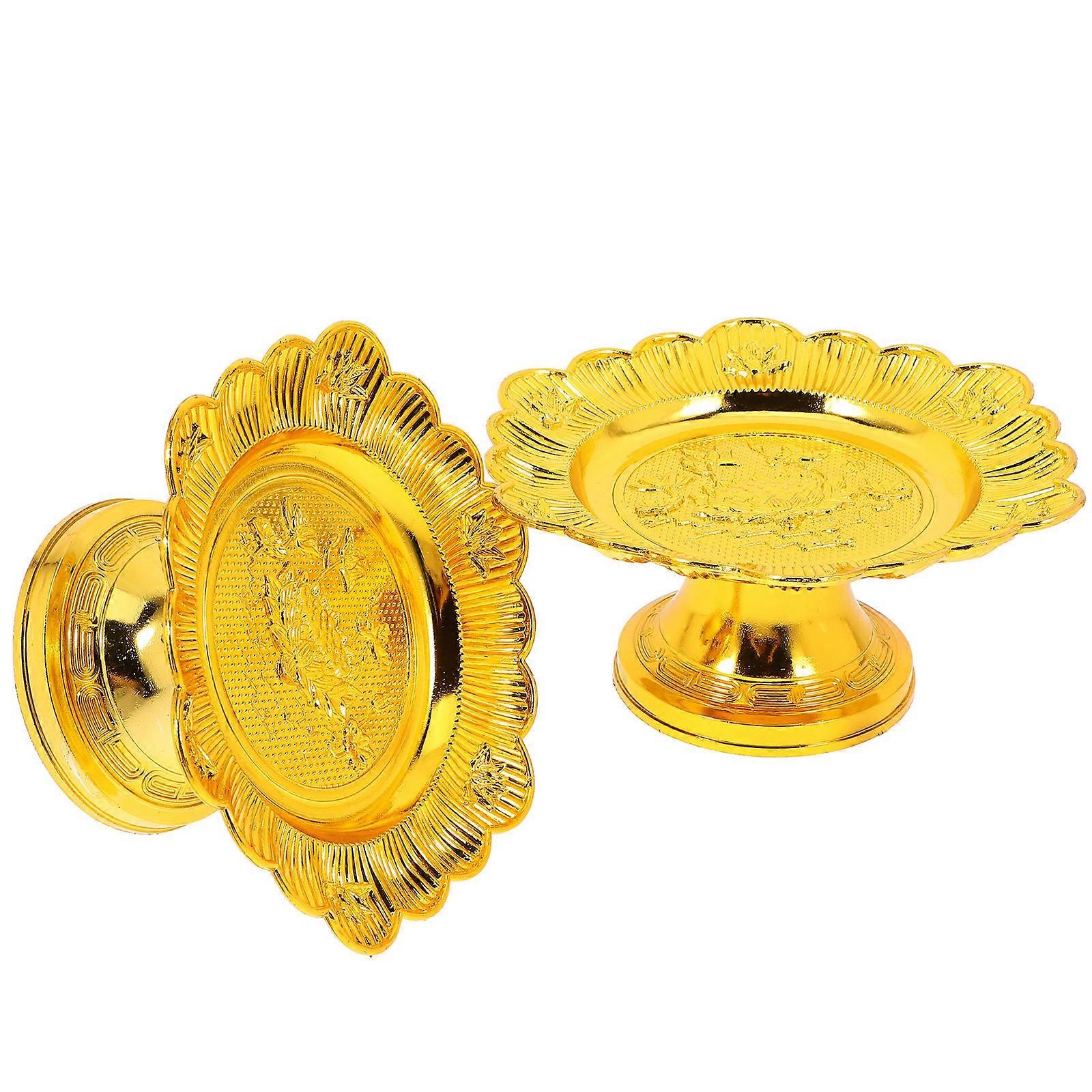 Plastic Buddhist Blessing Bowls for Use 4Pcs Set