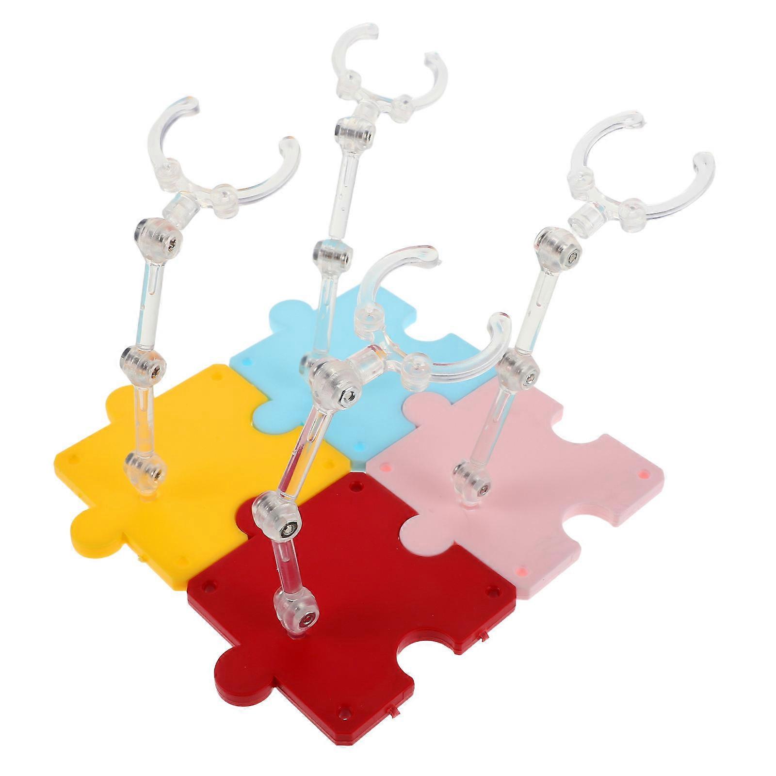 Toy Display Stands Model Holder for Flexible Assembly 16Pcs Set