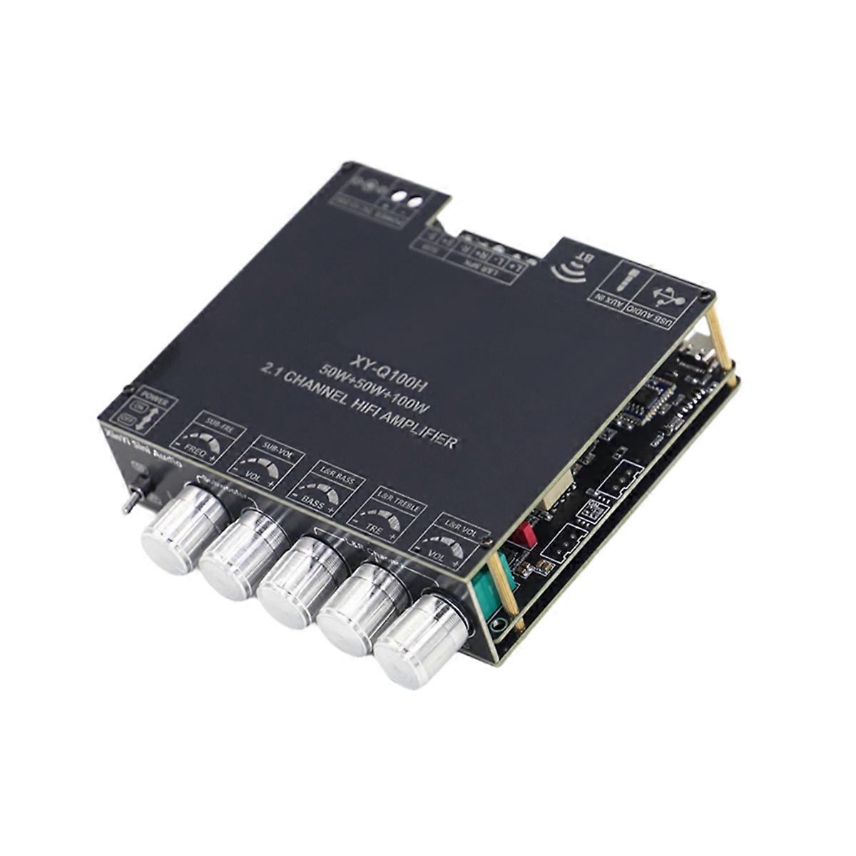 Q100H High-Power Bluetooth Digital Sound Amplifier Board 2.1 Channel Subwoofer 50Wx2+100W TPA3116 S