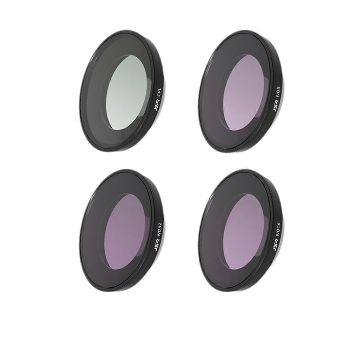 Filter Kit for GO Ultra CPL/ND8/ND16/ND32 Camera Lens Filters Set Anti-Glare & Scratch