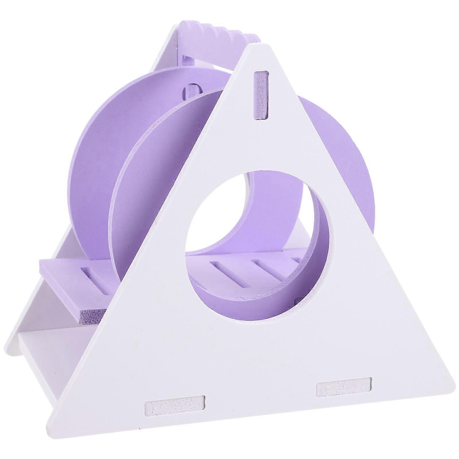 PVC Hamster Toy Swing for Cage Play 3Pcs Set Violet Color Included