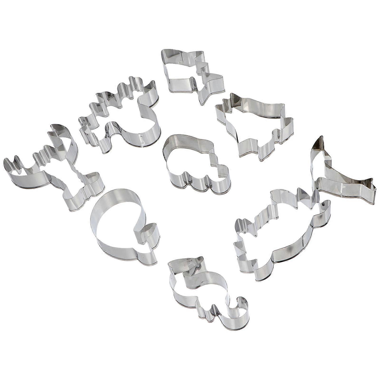 Baking Cookie Molds 9Pcs Whale Shape Fun Tools For Home Cooks Enhancing Family Breakfast During Parties With Attractive Designs