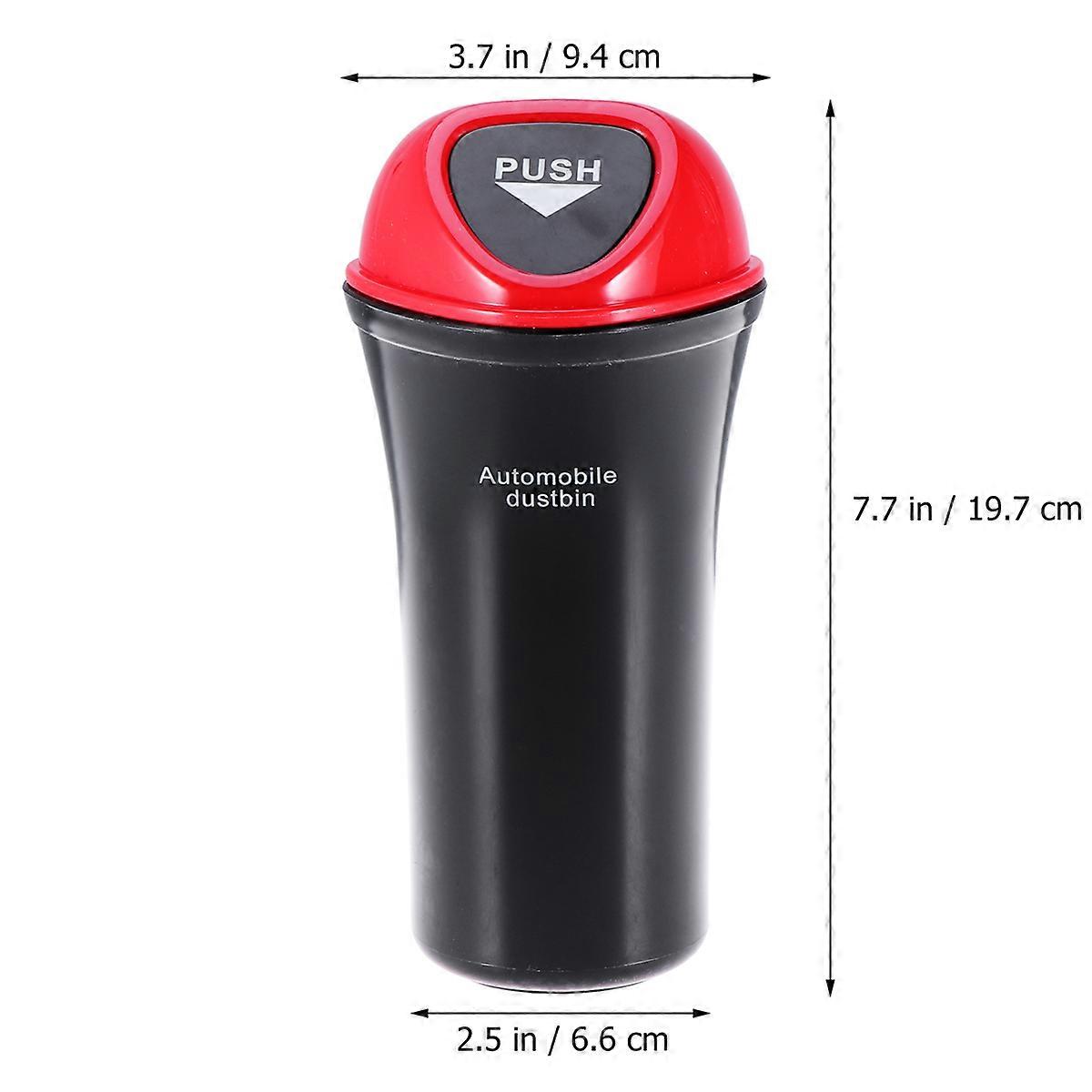 Car Bin Portable Mini Automobile Dustbin with Leakproof Cover