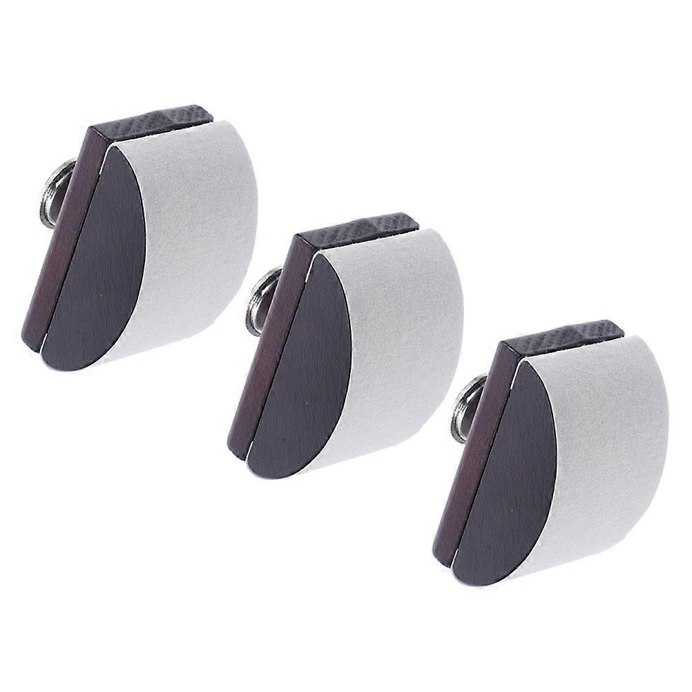 Ink Absorption Blotter 3Pcs Wooden Calligraphy Tool Writing Accessory Ergonomic Brown Vintage Design Multi-functional