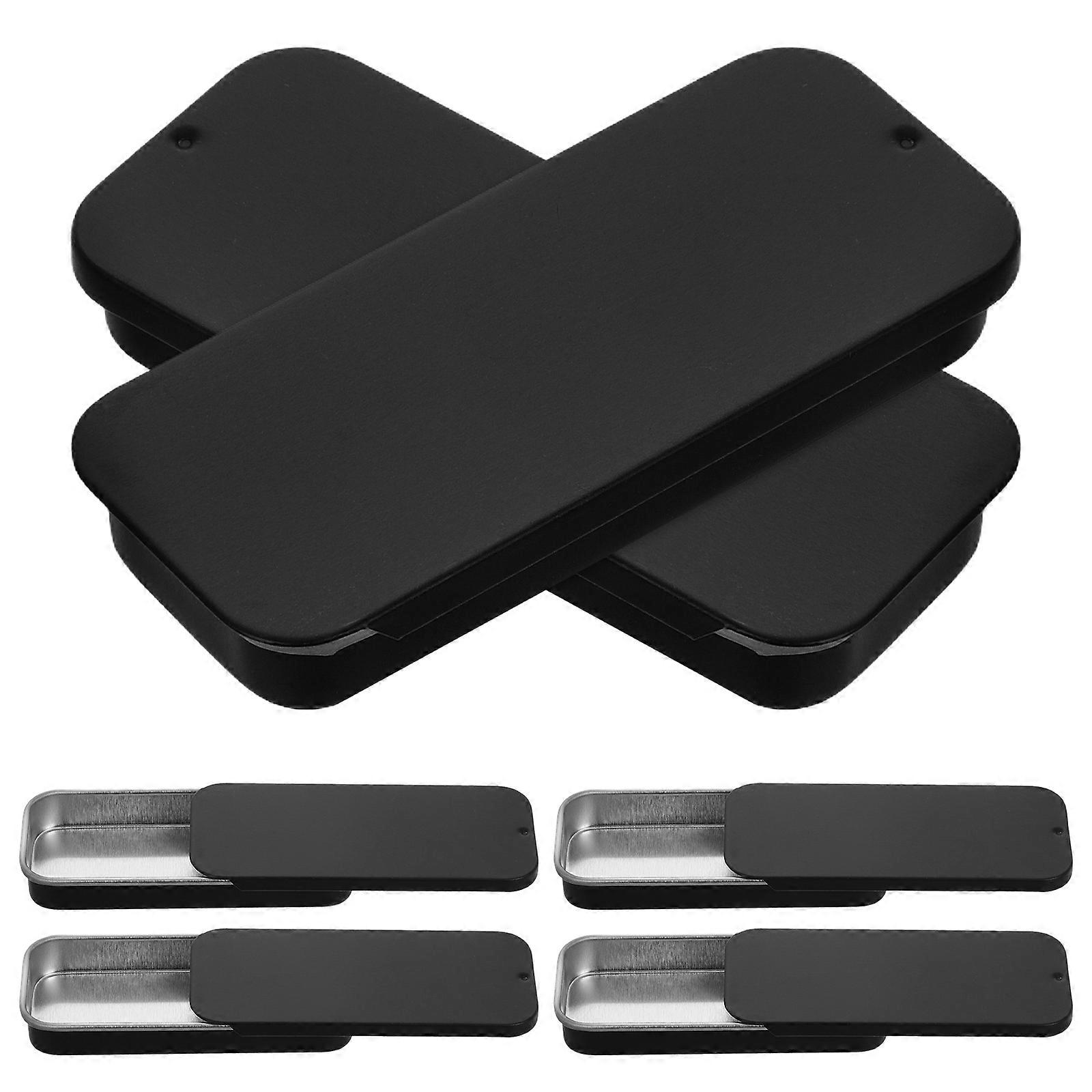 Iron Packaging Container with Sliding Lid for 18Pcs Storage