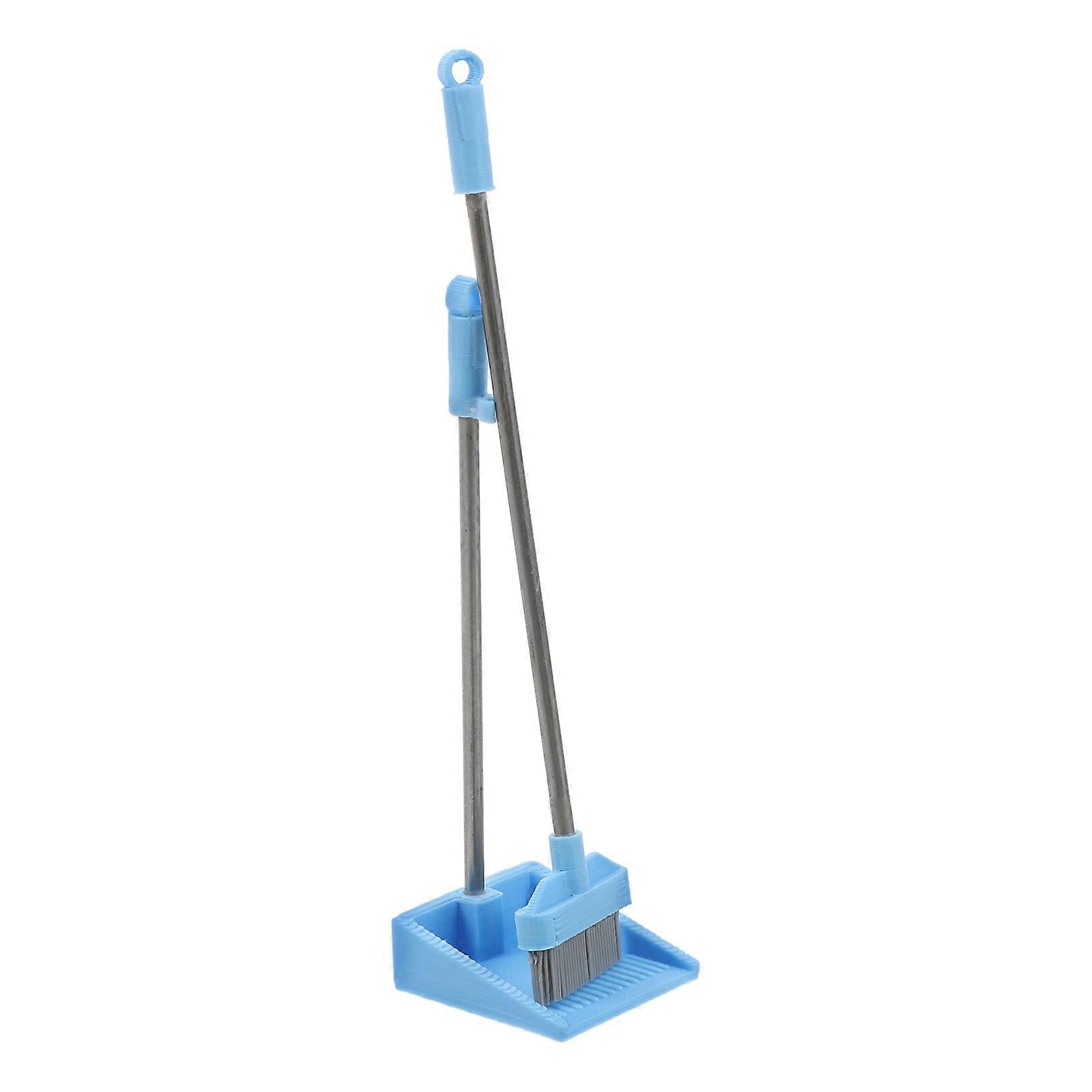 Mini Dustpan and Broom Set for Playhouse Accessories 4Sets Mini Cleaning Tools