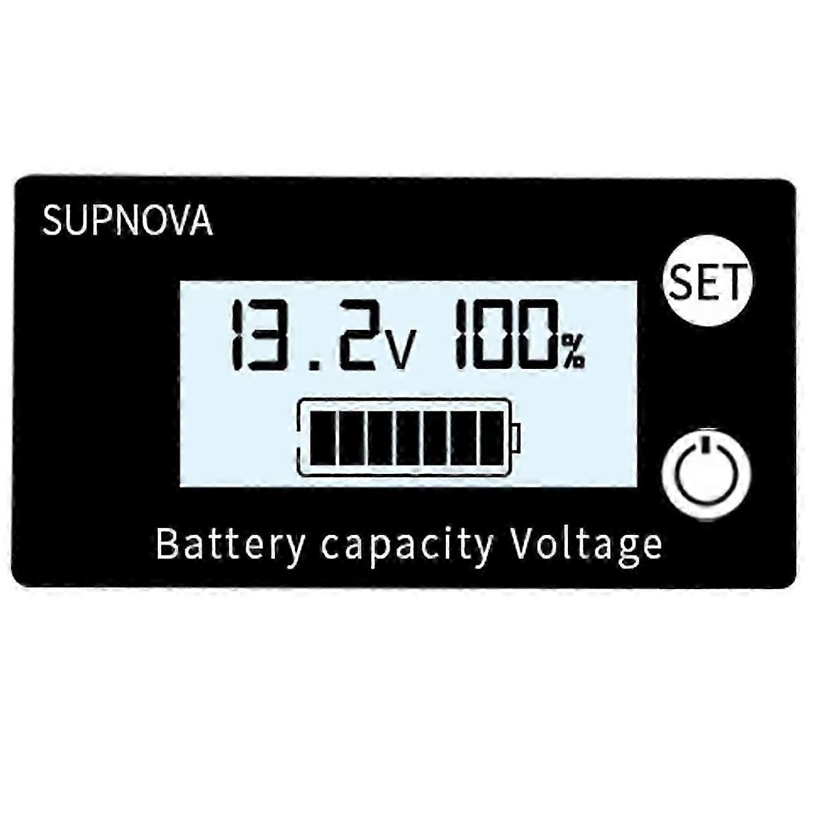 Battery Capacity Indicator DC 8V-100V Lead Acid Lithium LiFePO4