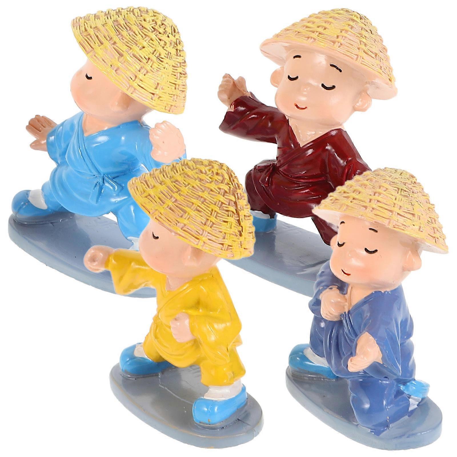 Resin Car Ornament Set for Dashboard Display with 8Pcs